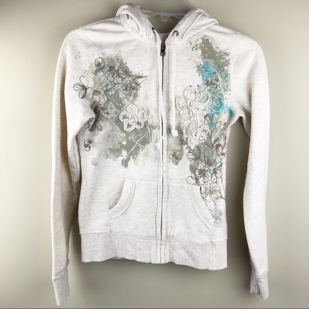 SO lightweight zip-up hoodie